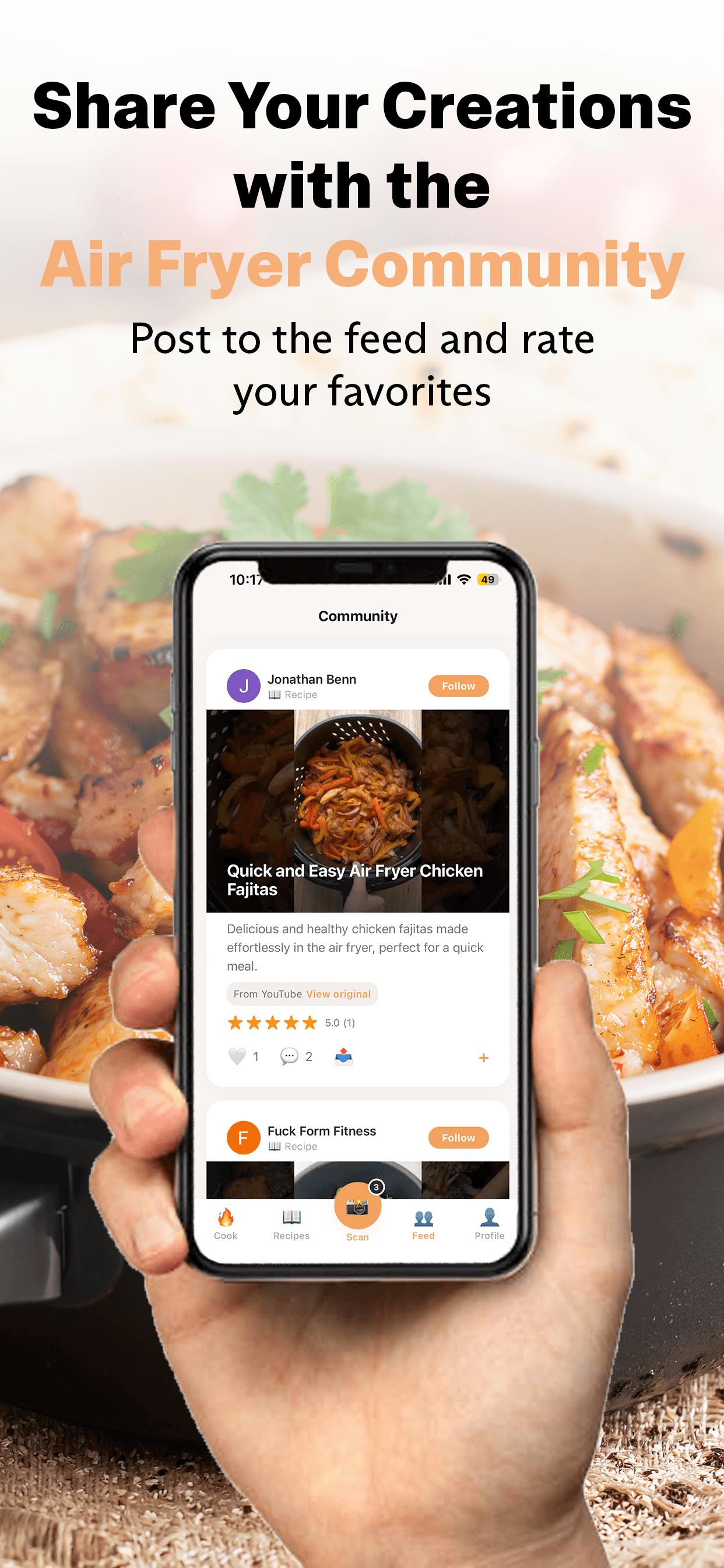 Share with the air fryer community
